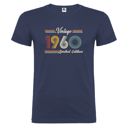 Camiseta Manga Corta Hombre Personalizada "1960"