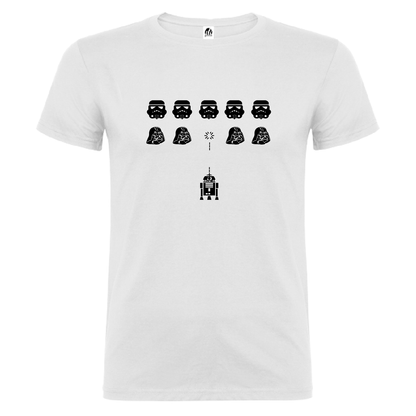 Camiseta Manga Corta Hombre Personalizada "Arcade Star Wars"