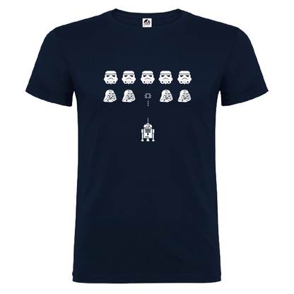 Camiseta Manga Corta Hombre Personalizada "Arcade Star Wars"