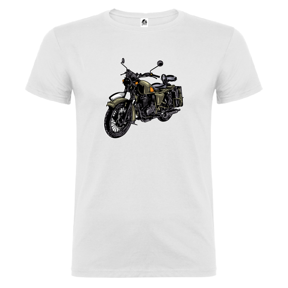 Camiseta Manga Corta Hombre Personalizada "Moto Vintage"