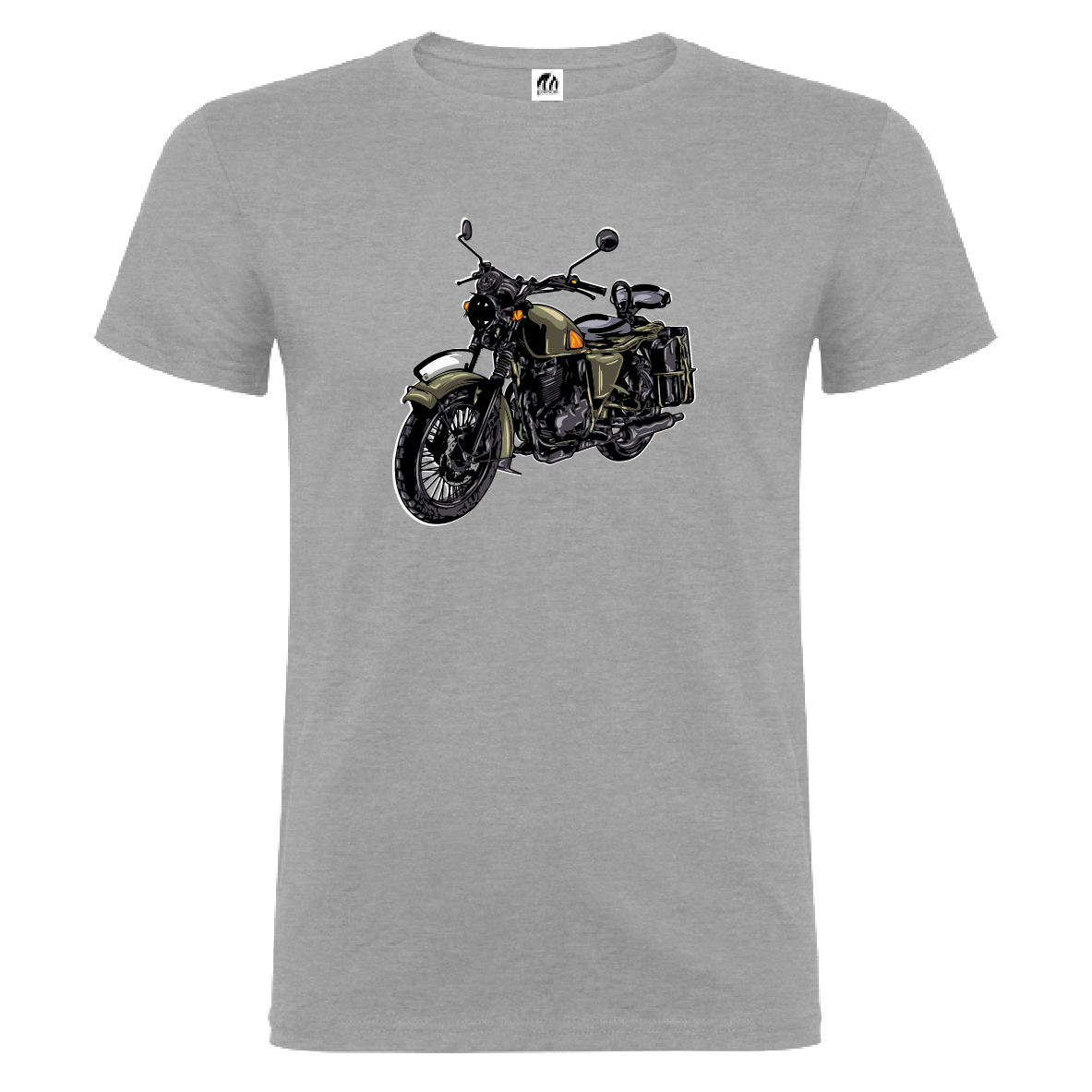 Camiseta Manga Corta Hombre Personalizada "Moto Vintage"