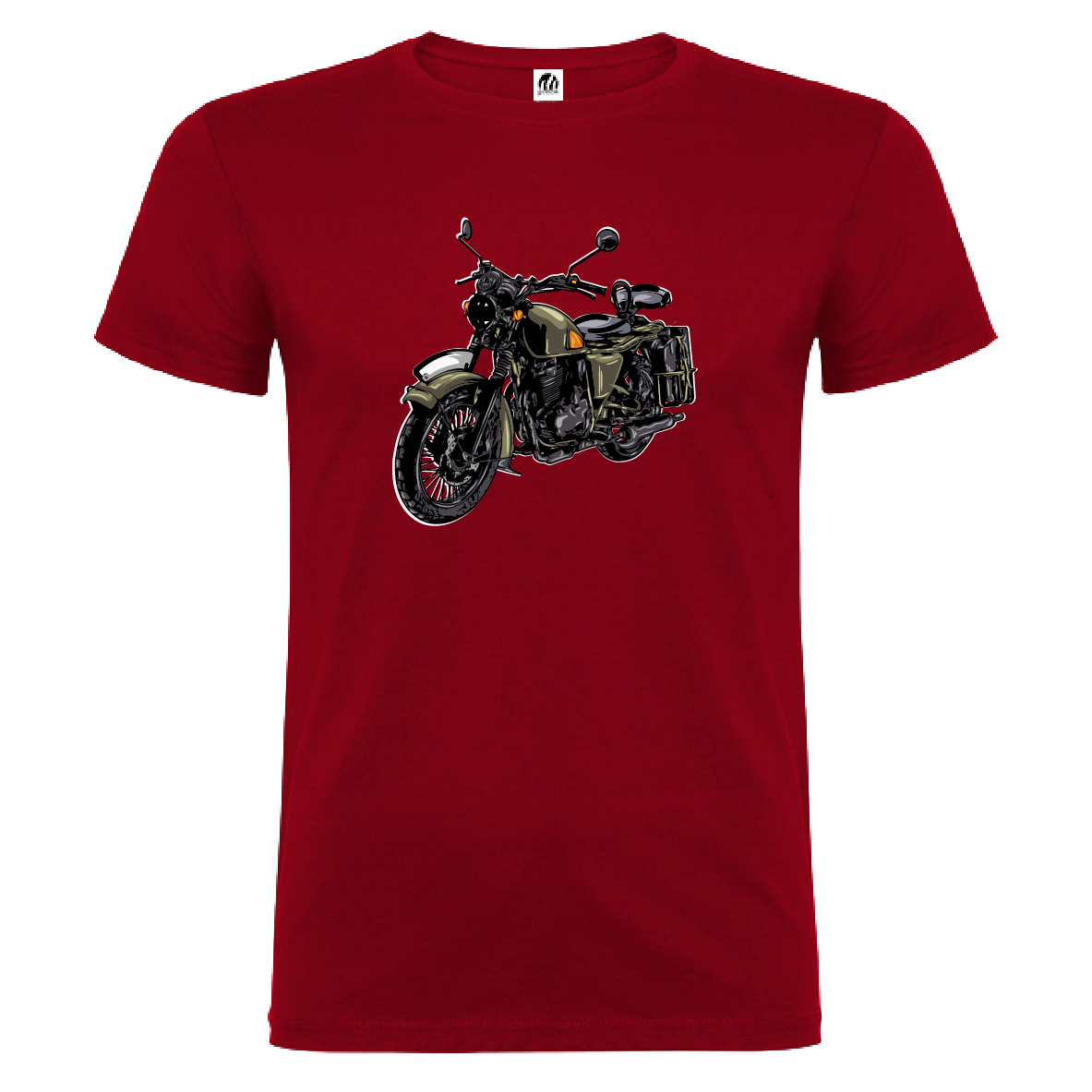 Camiseta Manga Corta Hombre Personalizada "Moto Vintage"