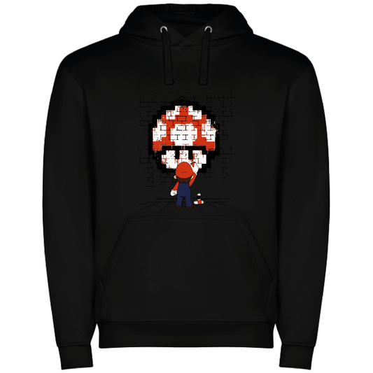 Sudadera Hombre Personalizada "Mario Bros Graffiti"