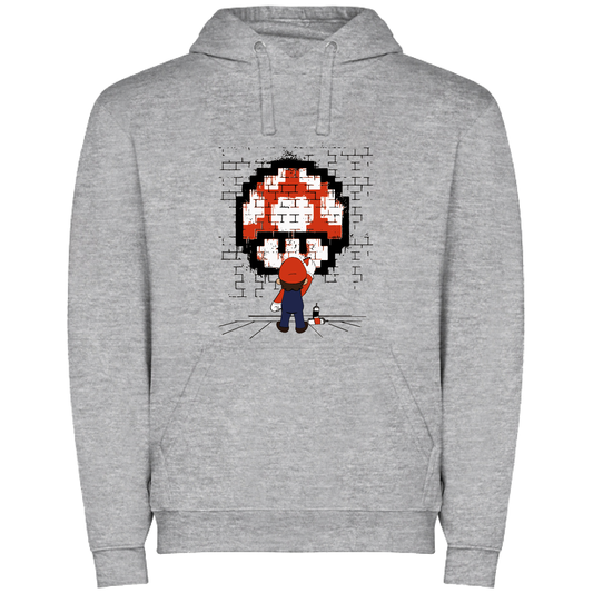 Sudadera Hombre Personalizada "Mario Bros Graffiti"
