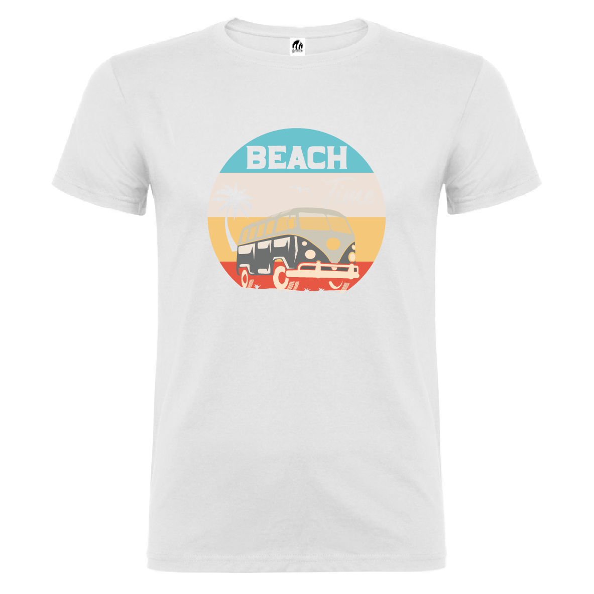 Camiseta Manga Corta Hombre Personalizada "Beach"