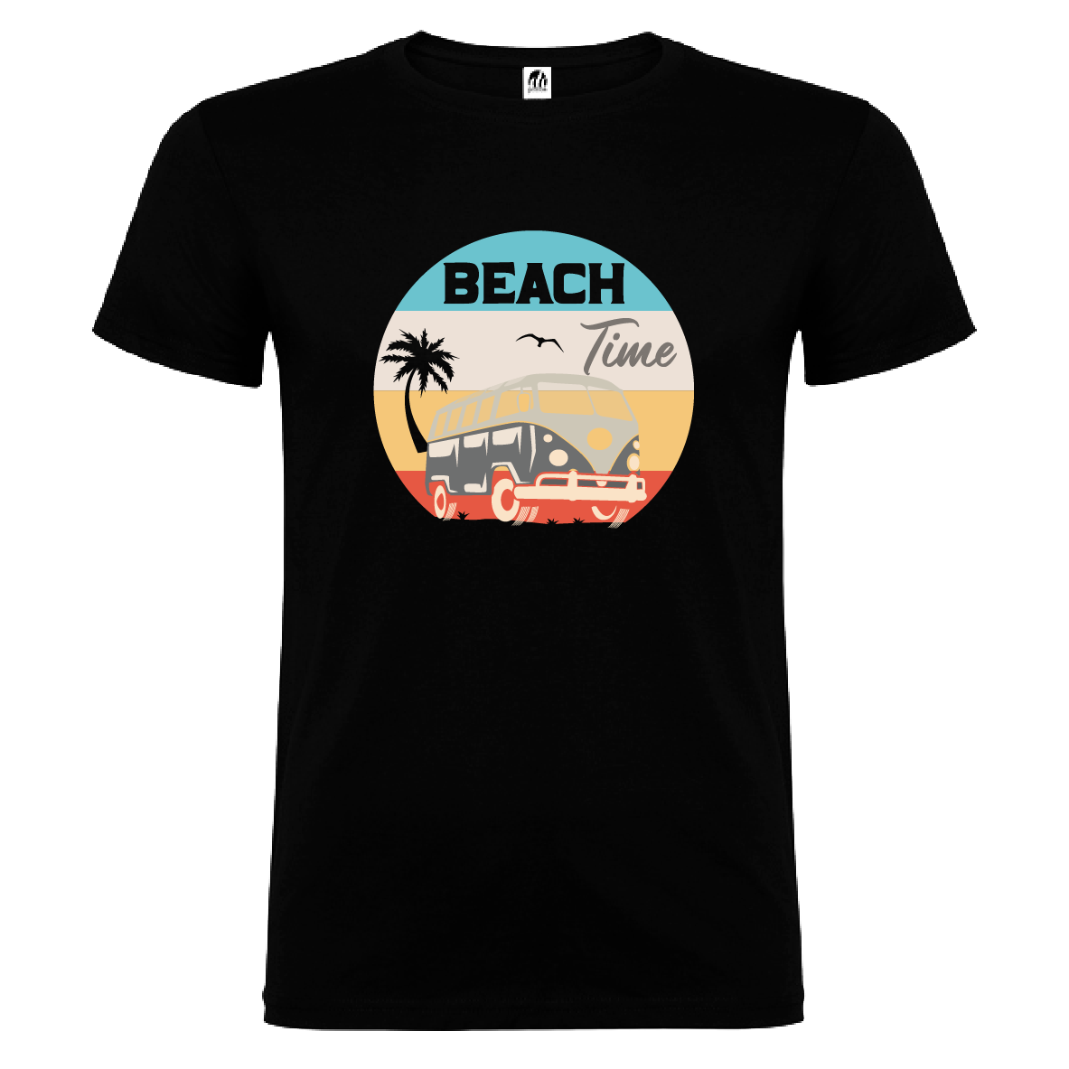 Camiseta Manga Corta Hombre Personalizada "Beach"