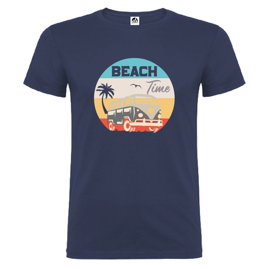 Camiseta Manga Corta Hombre Personalizada "Beach"