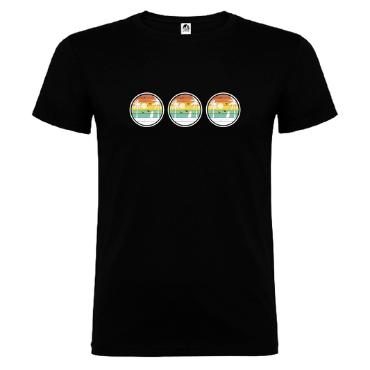 Camiseta Manga Corta Hombre Personalizada "Sunset"