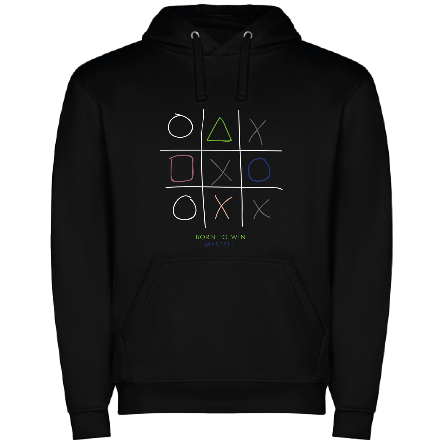Sudadera Hombre Personalizada "Born to Win"