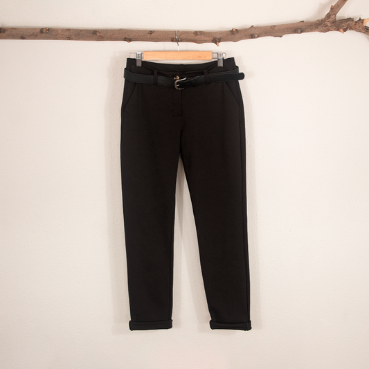 Pantalón Chino Mujer Negro