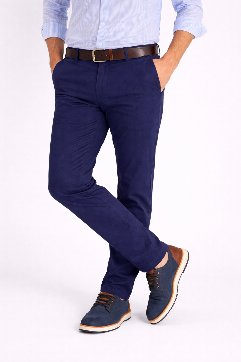 Pantalón chino modelo "Docke" azul noche