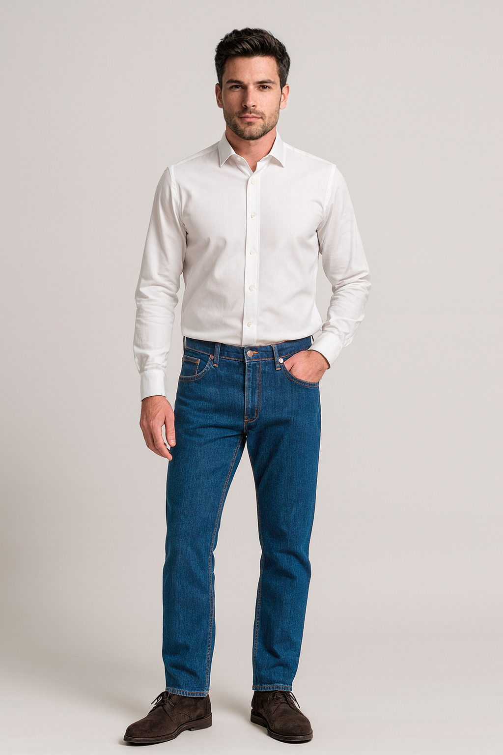 Pantalón vaquero medio Chaparro