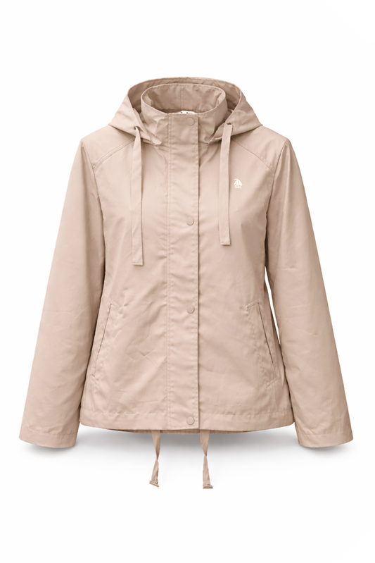 Parka beige mujer