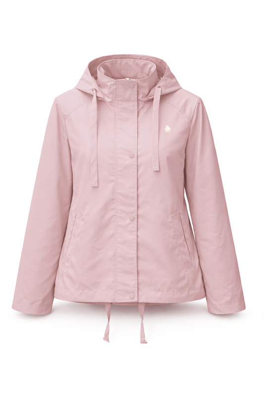 Parka rosa mujer
