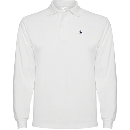 Polo manga larga Blanco
