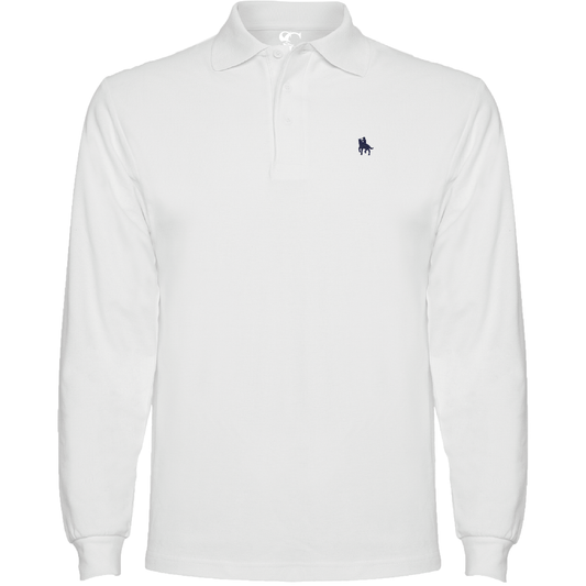Polo manga larga Blanco