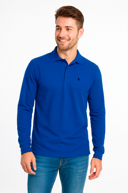 Polo manga larga Royal