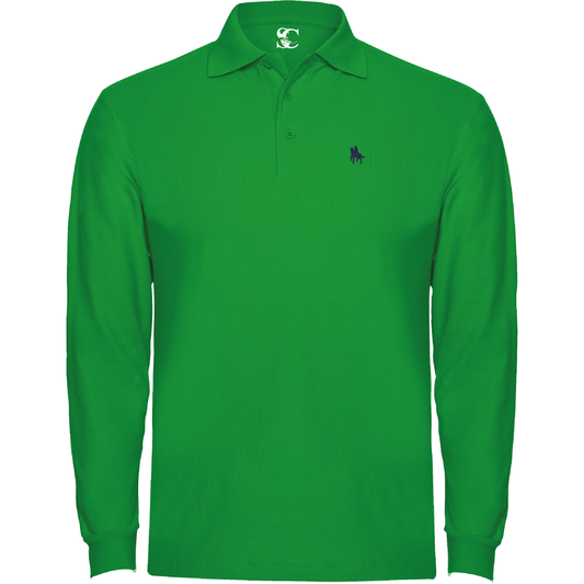 Polo manga larga Verde Grass