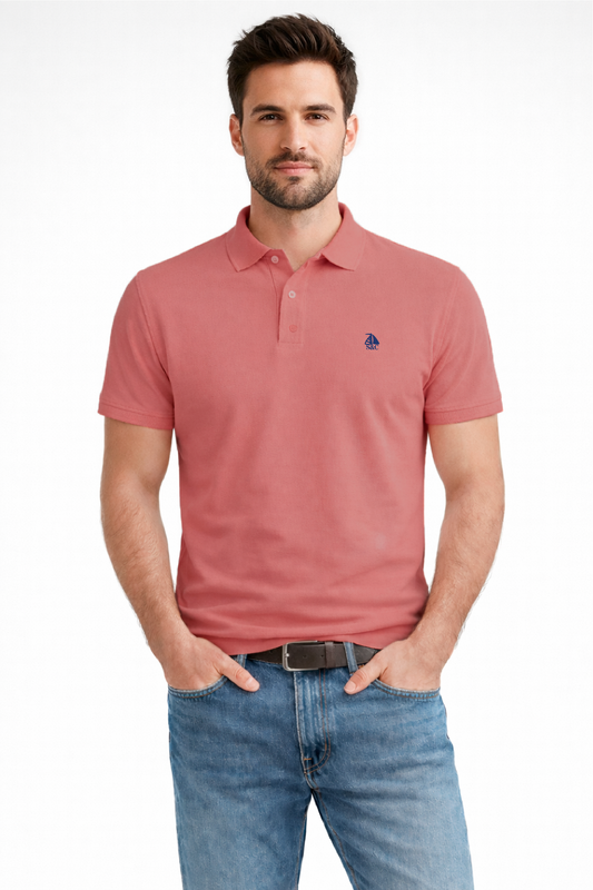 Polo manga corta Coral