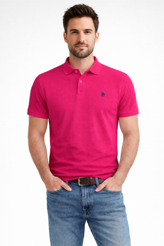 Polo manga corta Fucsia