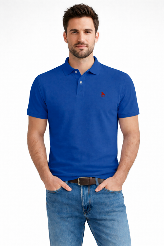 Polo manga corta Azul Royal