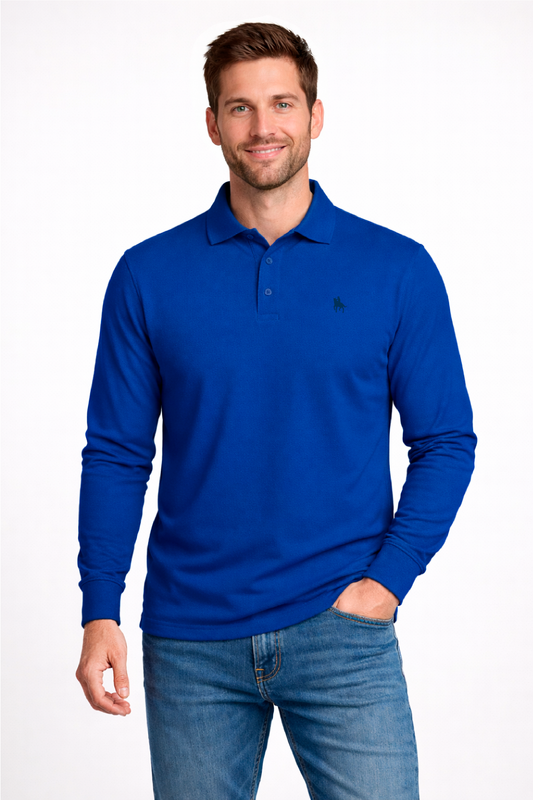 Polo manga larga Royal
