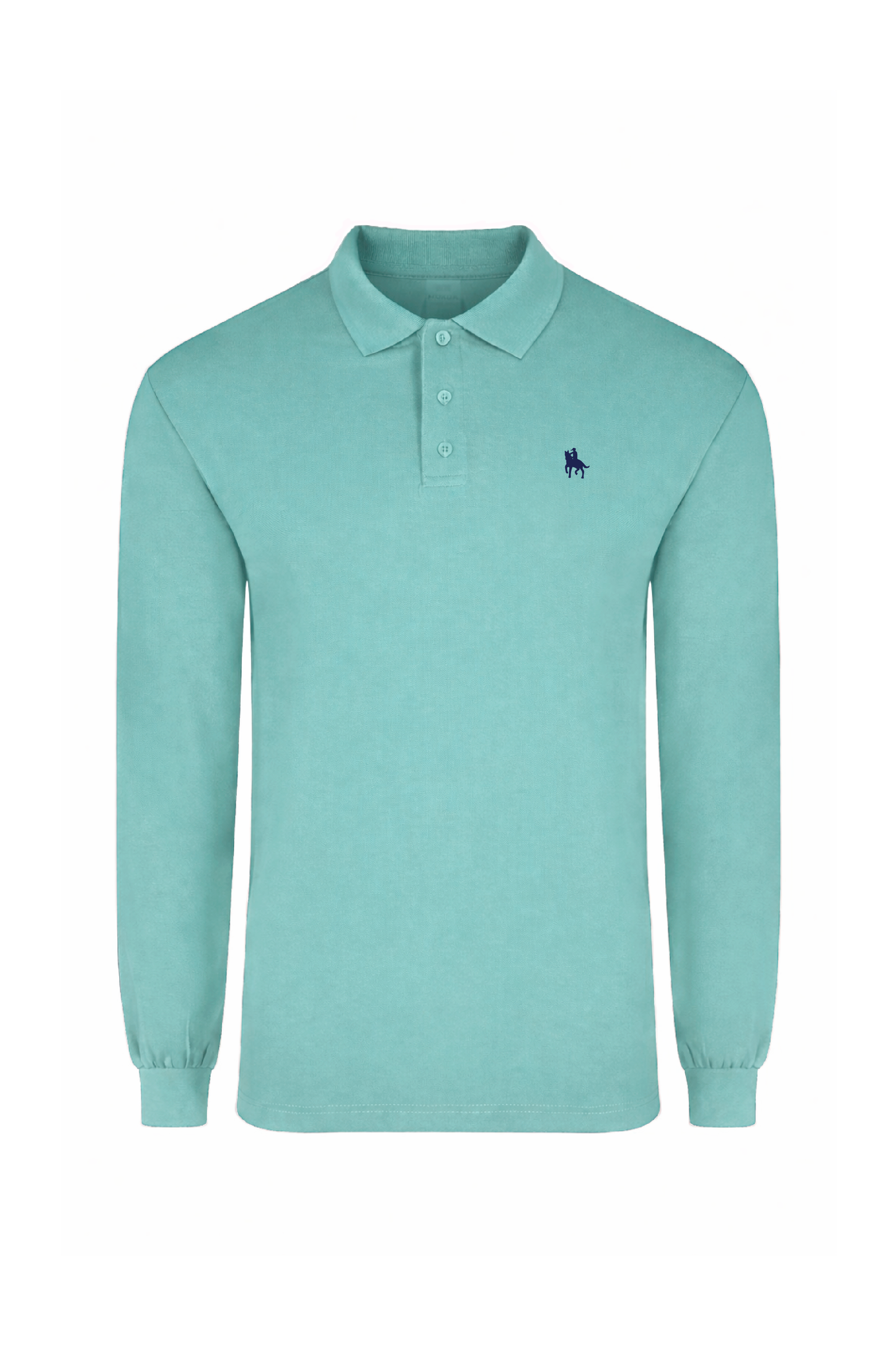 Polo Premium de manga larga sage