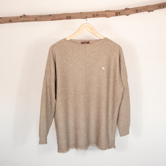 Jersey de Mujer Oversize Marrón