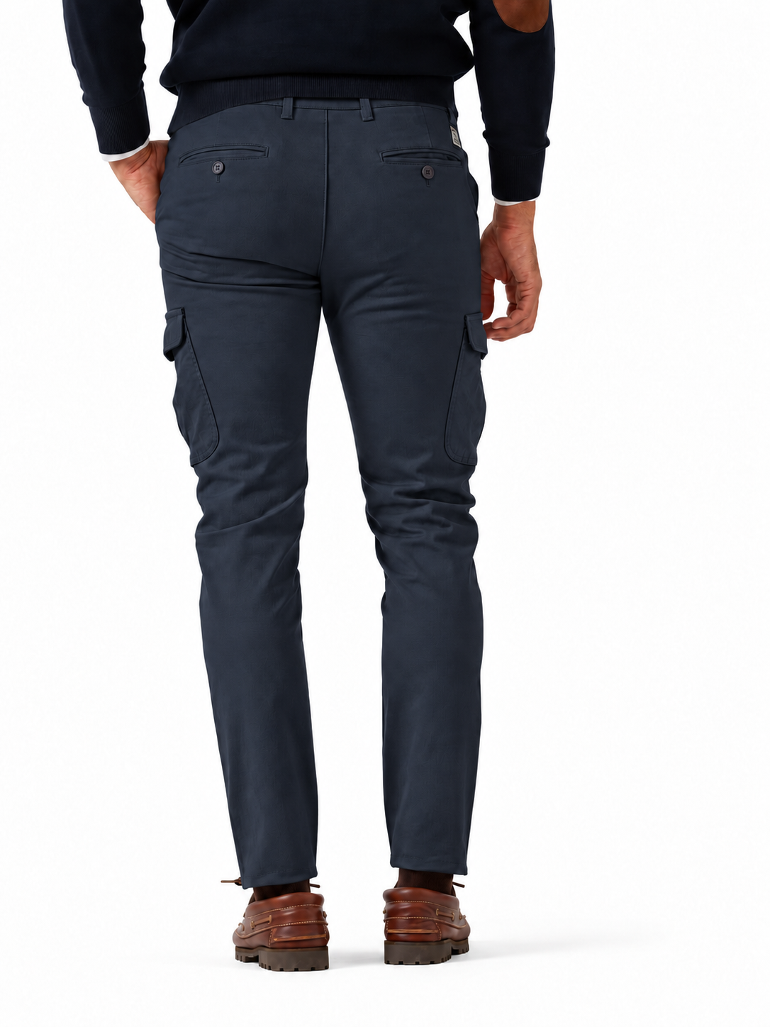 Pantalón chino Cargo Azul Marino