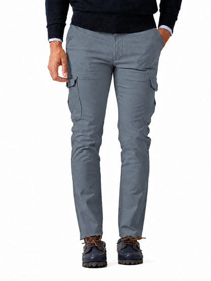 Pantalón chino Cargo Gris Acero