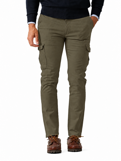 Pantalón chino Cargo Kaki