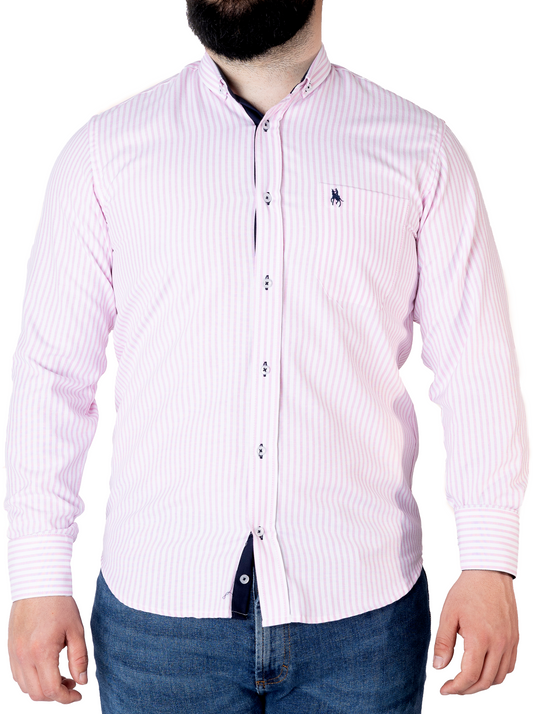 Camisa rayas rosa