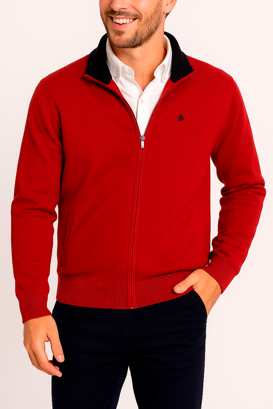 Cardigan Rojo