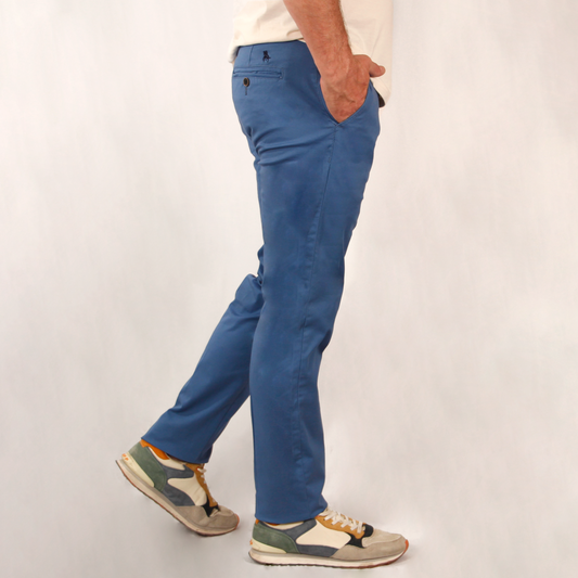 Pantalón chino Azul