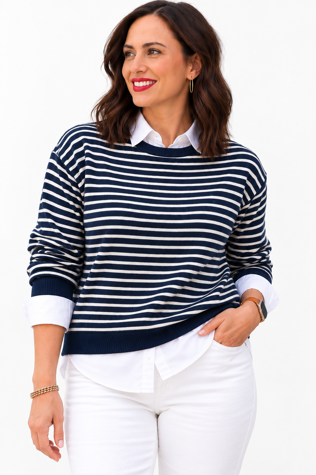 Jersey mujer rayas