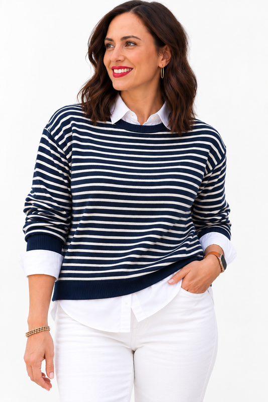 Jersey mujer rayas