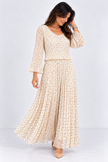 Vestido gasa blanco