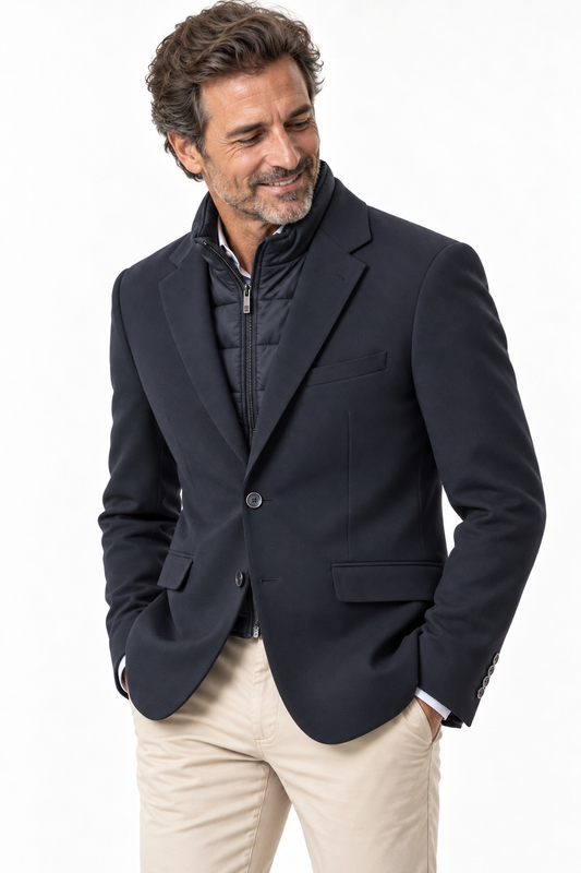 Americana Hombre LETUR Azul Marino