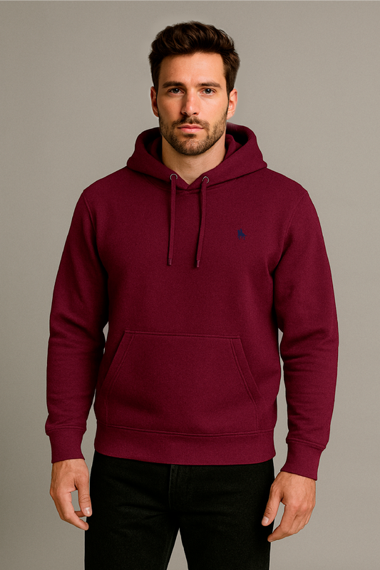 Sudadera Granate con capucha