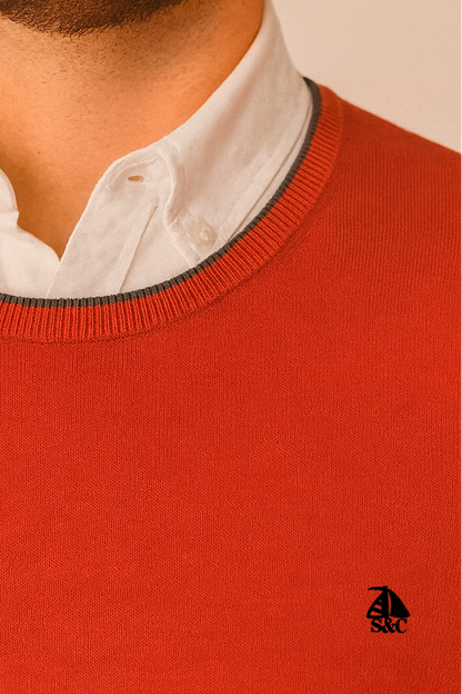 Jersey cuello redondo Teja