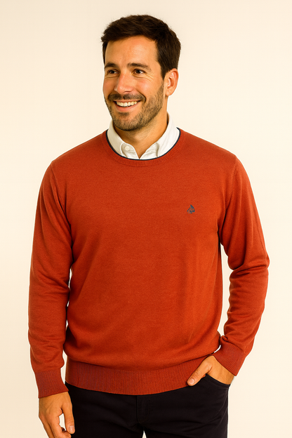 Jersey cuello redondo Teja