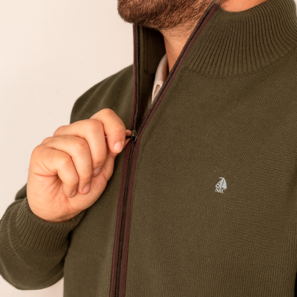 Chaqueta cerrojillo kaki