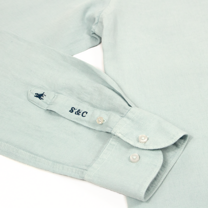 Camisa lino Agua