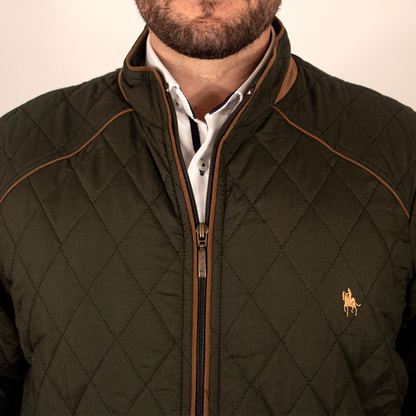 Chaqueta rombos Verde