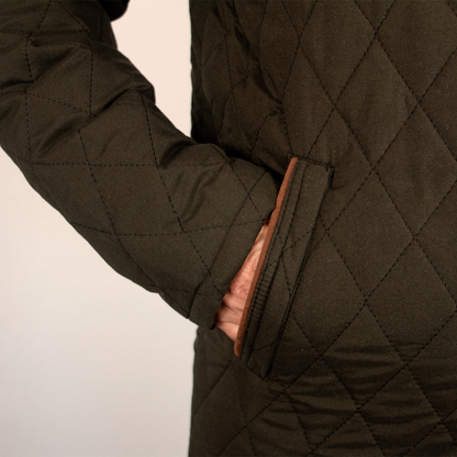 Chaqueta rombos Verde