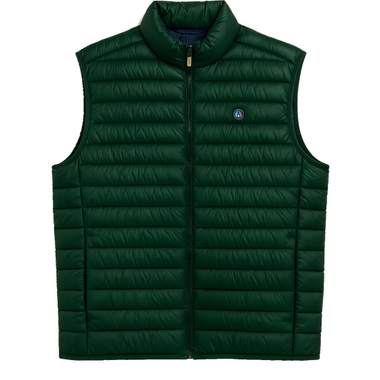 Chaleco LETUR acolchado de hombre verde