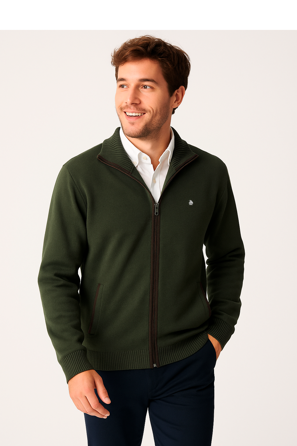 Chaqueta cerrojillo kaki