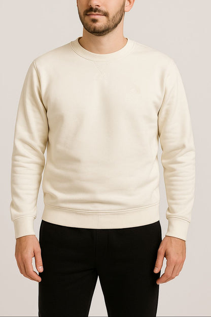 Sudadera blanco con barco