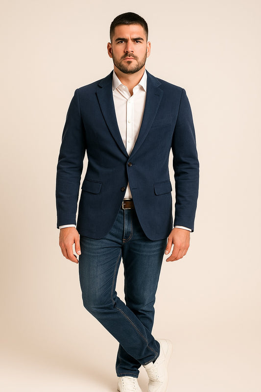 Americana micropana tacto aterciopelado marino