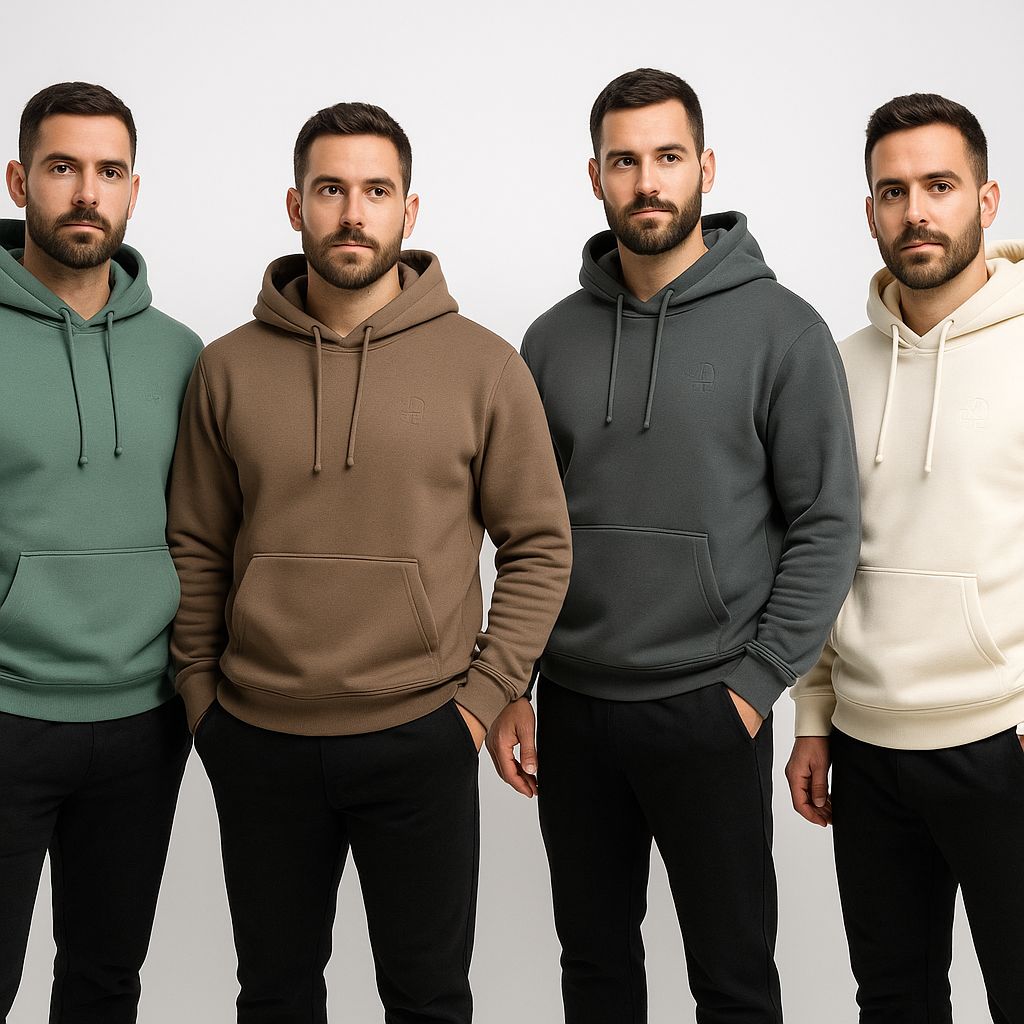 Sudadera con capucha gris oscuro con barco